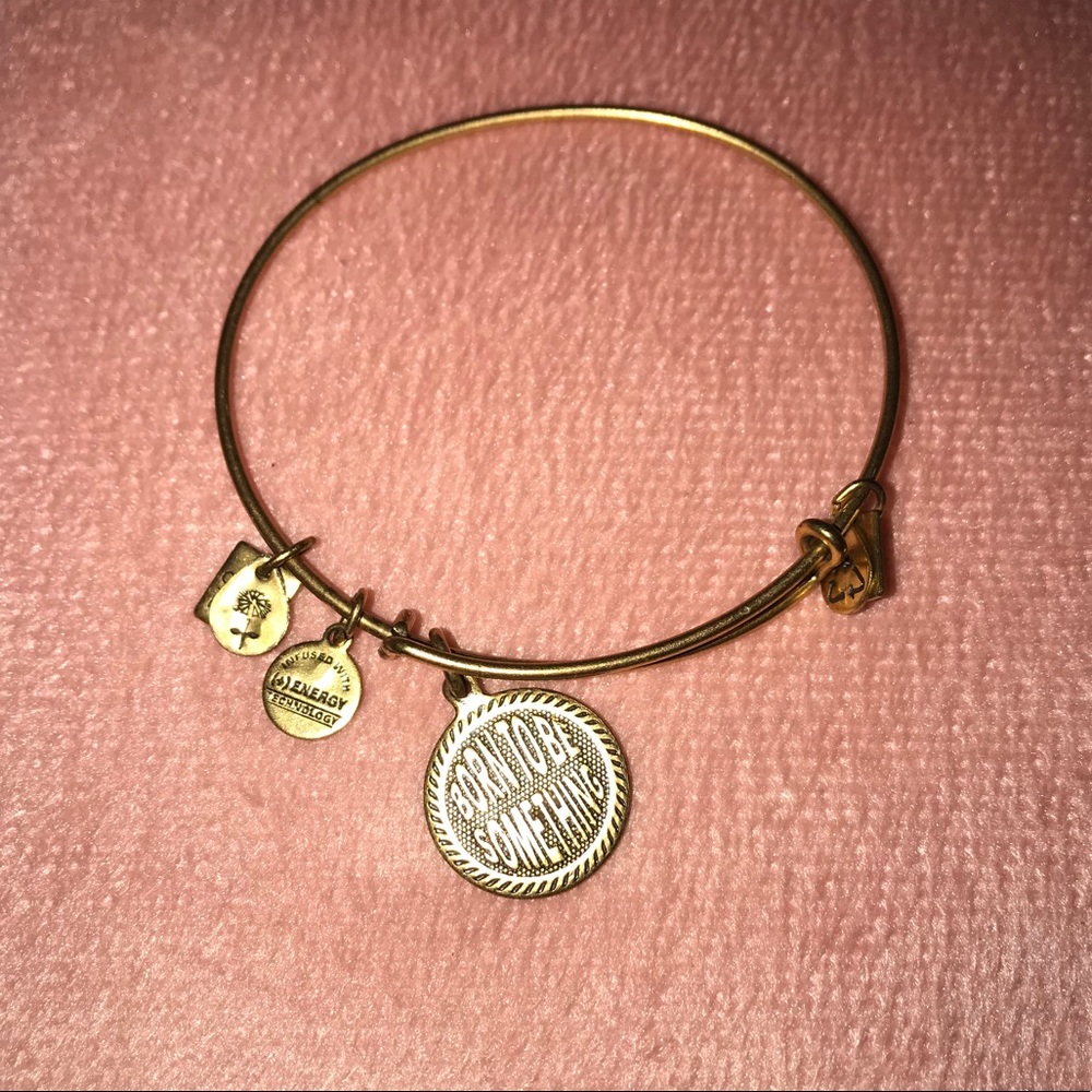Gold finish “Born to be Something” Alex and Ani